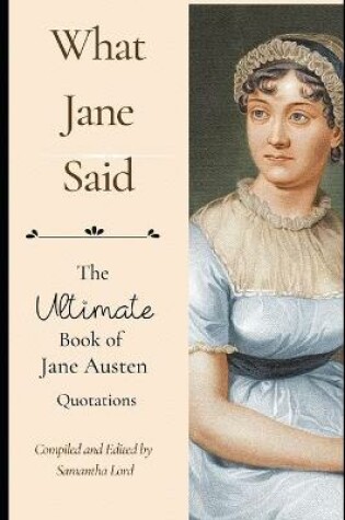 Cover of What Jane Said