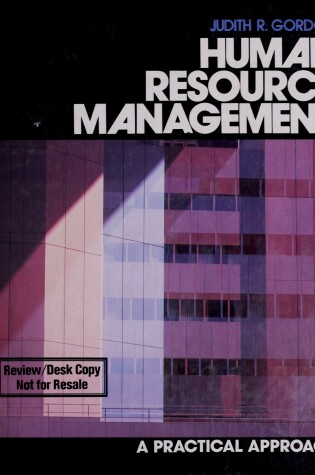 Cover of Human Resource Management