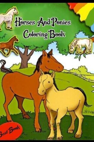 Cover of Horses And Ponies Coloring Book