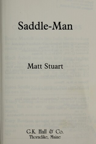 Cover of Saddle-Man