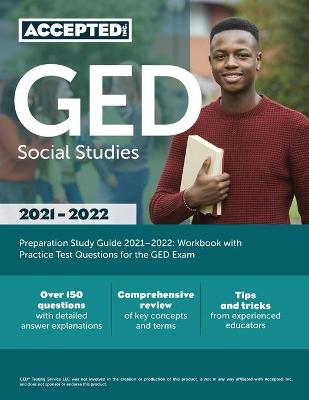 Book cover for GED Social Studies Preparation Study Guide 2021-2022