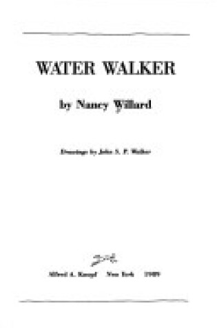 Cover of Water Walker