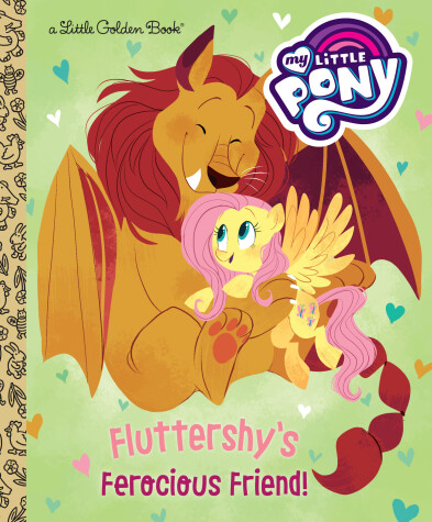 Book cover for Fluttershy's Ferocious Friend! (My Little Pony)
