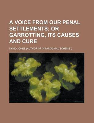Book cover for A Voice from Our Penal Settlements