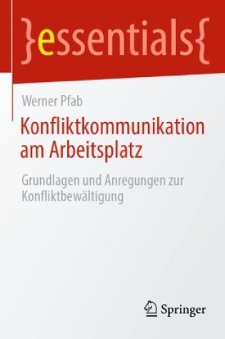 Cover of Konfliktkommunikation am Arbeitsplatz