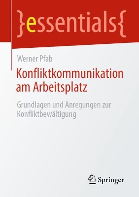 Cover of Konfliktkommunikation am Arbeitsplatz