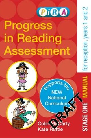 Cover of Progress in Reading Assessment (PiRA) Stage One (Tests R-2) Manual