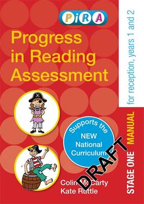 Book cover for Progress in Reading Assessment (PiRA) Stage One (Tests R-2) Manual
