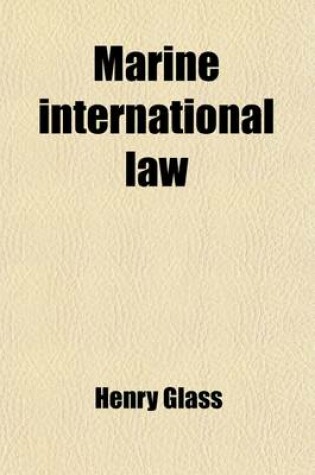 Cover of Marine International Law