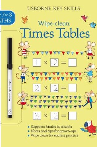 Cover of Wipe-clean Times Tables 7-8