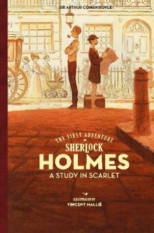 Cover of The First Adventure of Sherlock Holmes: A Study in Scarlet