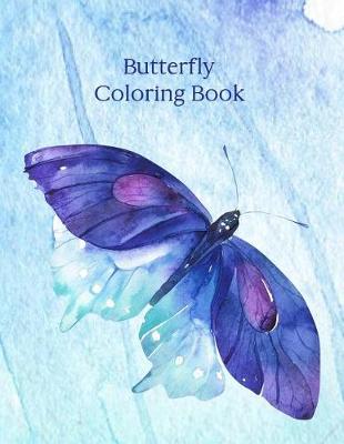 Book cover for Butterfly Coloring Book