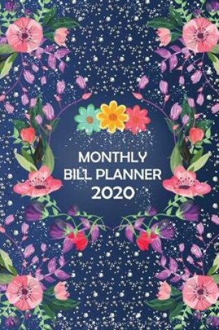 Cover of Monthly bill planner 2020