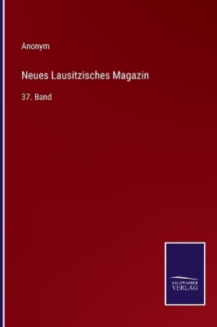 Cover of Neues Lausitzisches Magazin