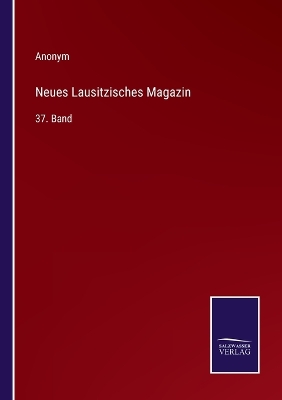 Book cover for Neues Lausitzisches Magazin