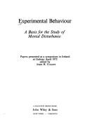 Book cover for Cullen: Experimental *Behavior* Basis of