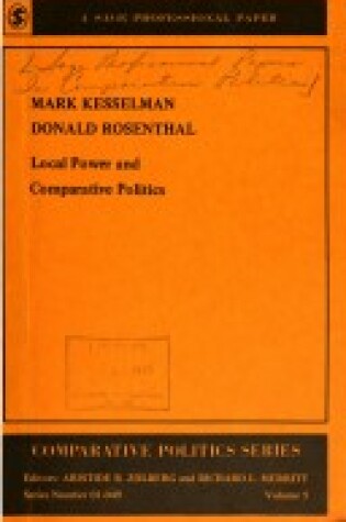 Cover of Local Power and Comparative Politics