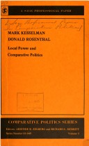 Cover of Local Power and Comparative Politics