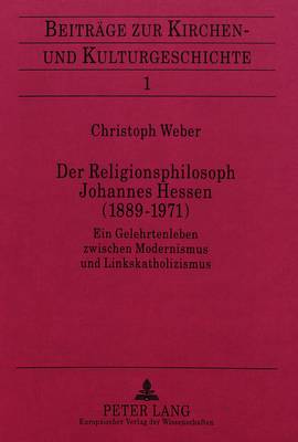 Cover of Der Religionsphilosoph Johannes Hessen (1889-1971)