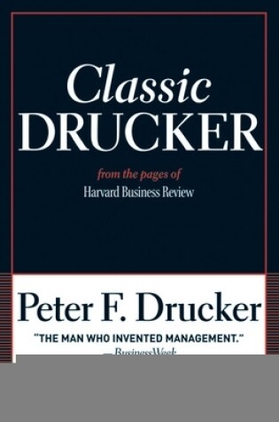 Cover of Classic Drucker