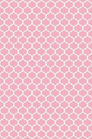 Cover of Moroccan Trellis - Pale Pink 101 - Lined Notebook With Margins 8.5x11