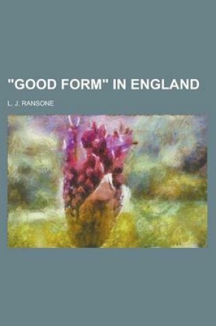 Cover of Good Form in England