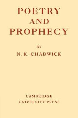 Cover of Poetry and Prophecy