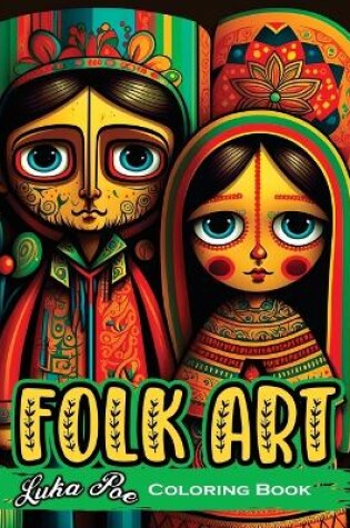 Cover of Folk Art Coloring Book