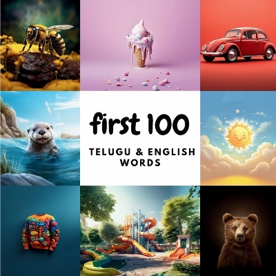 Book cover for First 100 Telugu & English Words