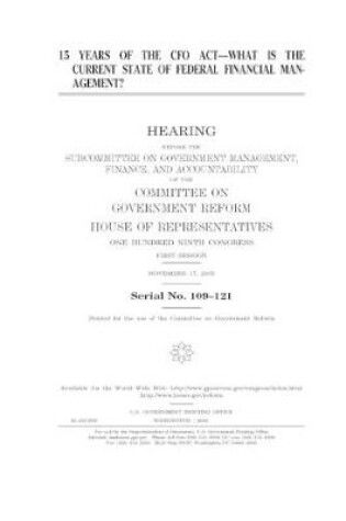 Cover of 15 years of the CFO Act