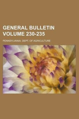 Cover of General Bulletin Volume 230-235