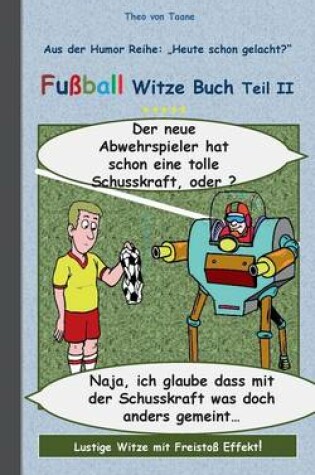 Cover of Fußball Witze Buch Teil II