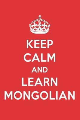 Book cover for Keep Calm and Learn Mongolian