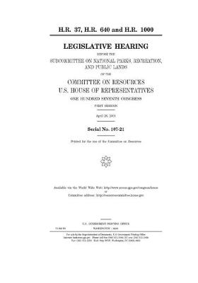 Book cover for H.R. 37, H.R. 640, and H.R. 1000