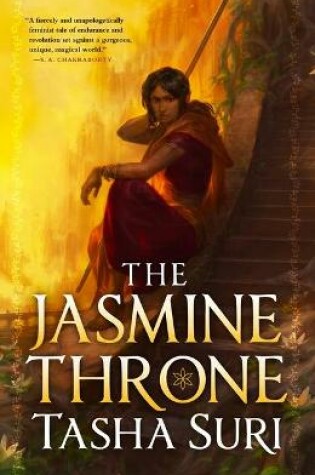 Cover of The Jasmine Throne (Hardcover Library Edition)