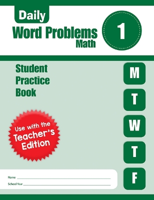 Cover of Daily Word Problems Math, Grade 1 Student Workbook