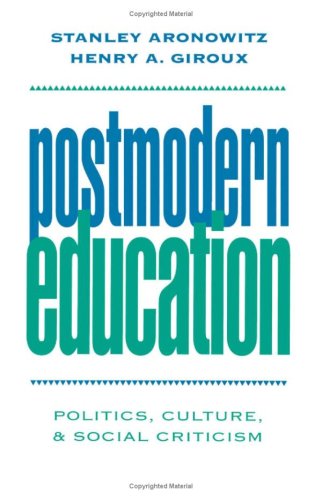 Book cover for Postmodern Education