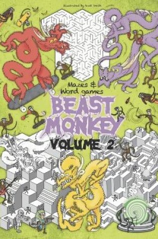 Cover of BEAST MONKEY volume 2 mazes and word games