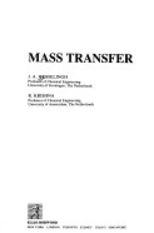 Cover of Mass Transfer