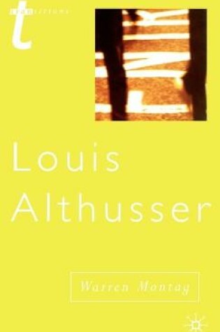 Cover of Louis Althusser