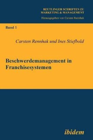 Cover of Beschwerdemanagement in Franchisesystemen.