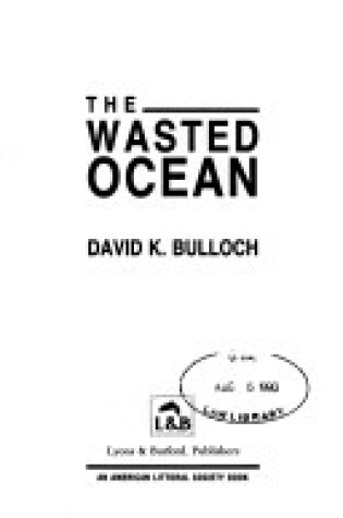 Cover of The Wasted Ocean