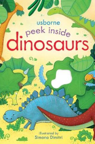 Cover of Peek Inside Dinosaurs