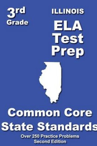 Cover of Illinois 3rd Grade ELA Test Prep