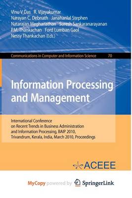 Cover of Information Processing and Management