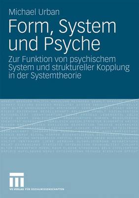 Book cover for Form, System Und Psyche