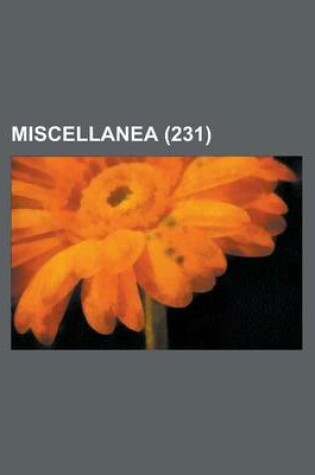 Cover of Miscellanea (231)