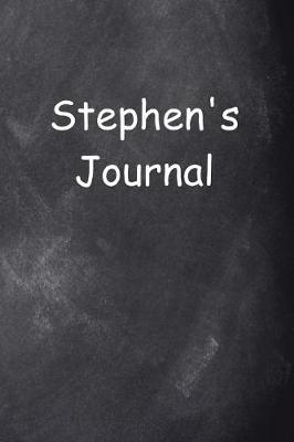 Book cover for Stephen Personalized Name Journal Custom Name Gift Idea Stephen