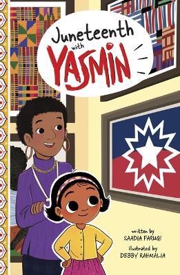 Book cover for Juneteenth with Yasmin