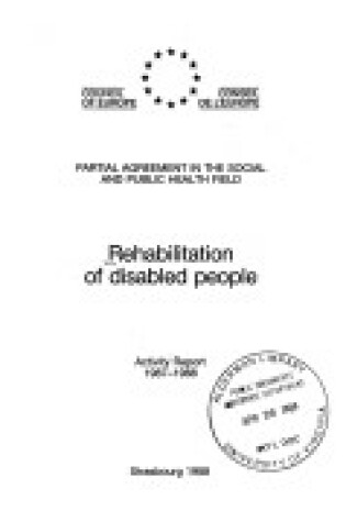 Cover of Rehabilitation of Disabled People